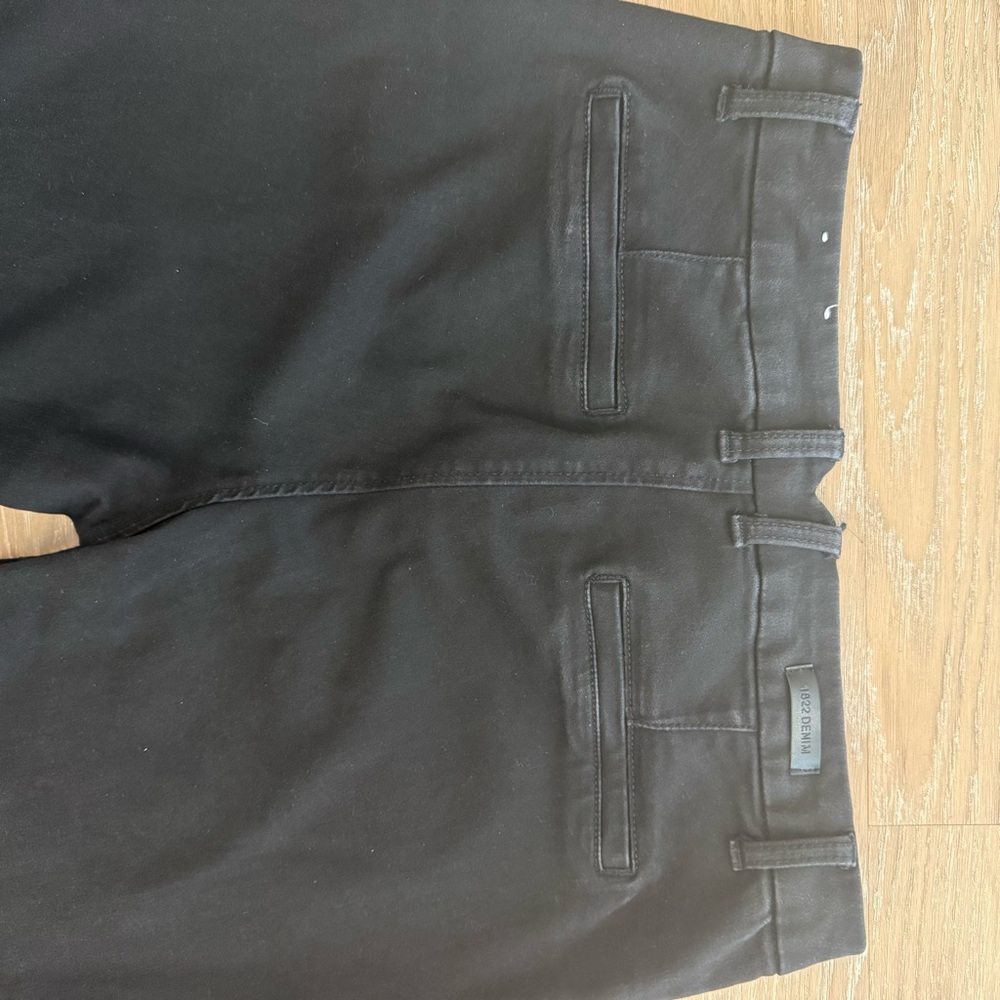 1822 Denim Women's Classic Black Wide Leg Jeans Size 12p/31 - Picture 8 of 8